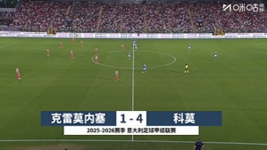 意甲集锦-达库尼亚双响 科莫4-1克雷莫内塞进欧冠 意甲集锦-达库尼亚双响 科莫4-1克雷莫内塞进欧冠